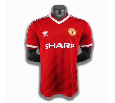 Manchester United 86/88 Home Red Soccer Jersey